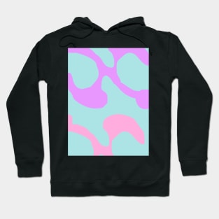 Abstract pattern mixed colored swirl Hoodie